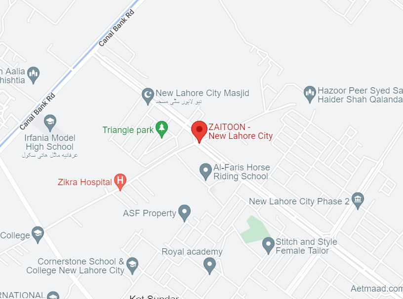 Zaitoon City Lahore - Location