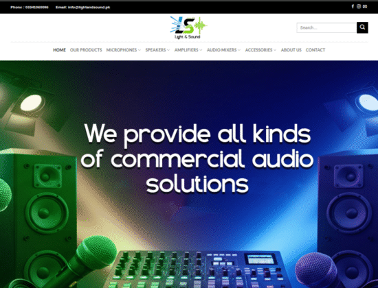 Light and Sound – Commercial Audio Solutions for Institutes and Events